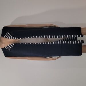 Anthropologie Moth Duster Vest Navy Blue One Size